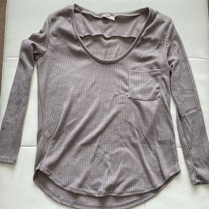 NEW NEVER WORN Blumin Waffle long sleeve tee with pocket detail